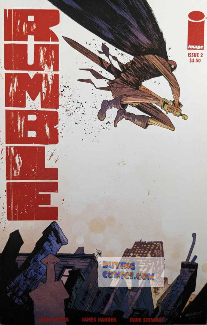 Rumble #2 Comic Book Cover Art