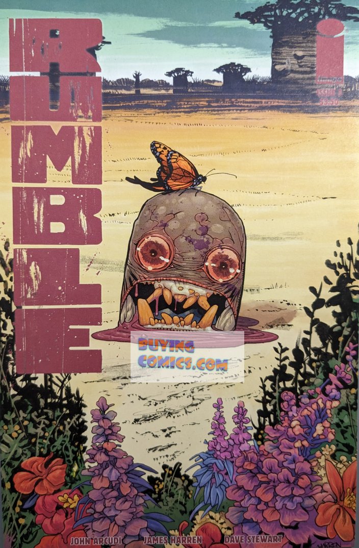 Rumble #3 Comic Book Cover Art