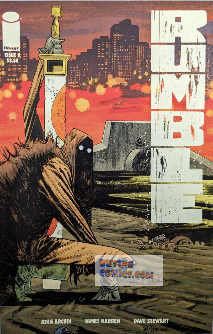 Rumble #6 Comic Book Cover Art