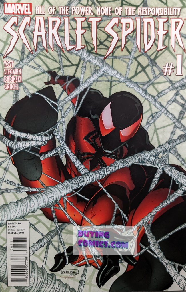 Scarlet Spider #1 Comic Book Cover Art