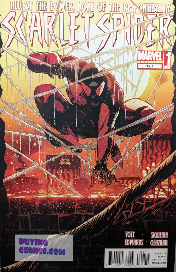 Scarlet Spider #12.1 Comic Book Cover Art