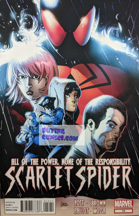 Scarlet Spider #12 Comic Book Cover Art