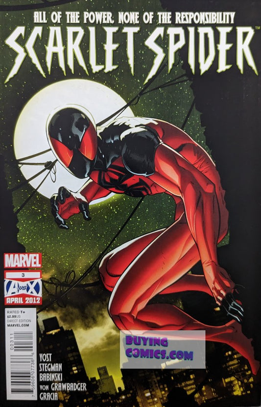 Scarlet Spider #3 Comic Book Cover Art