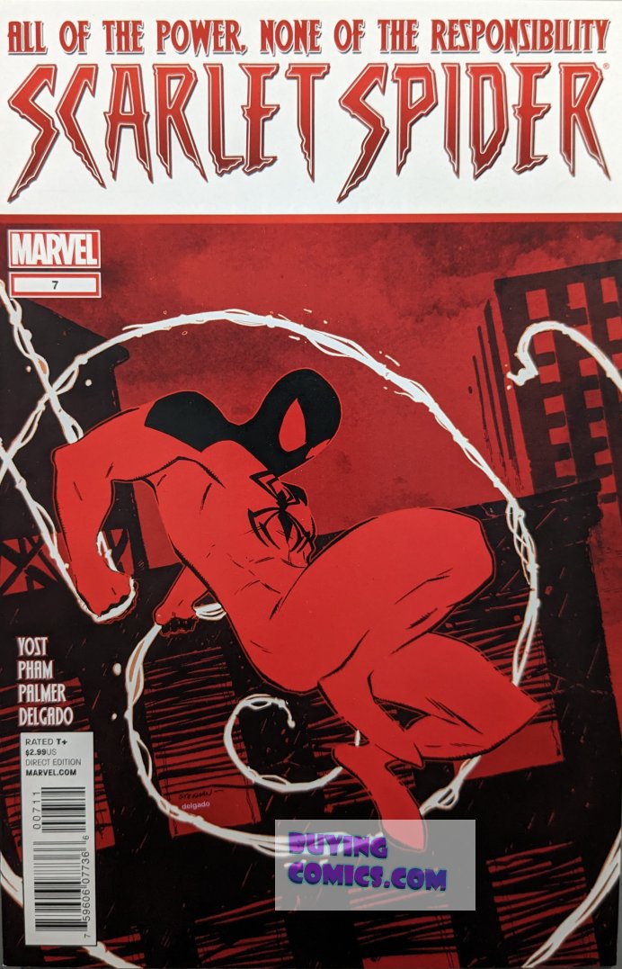 Scarlet Spider #7 Comic Book Cover Art