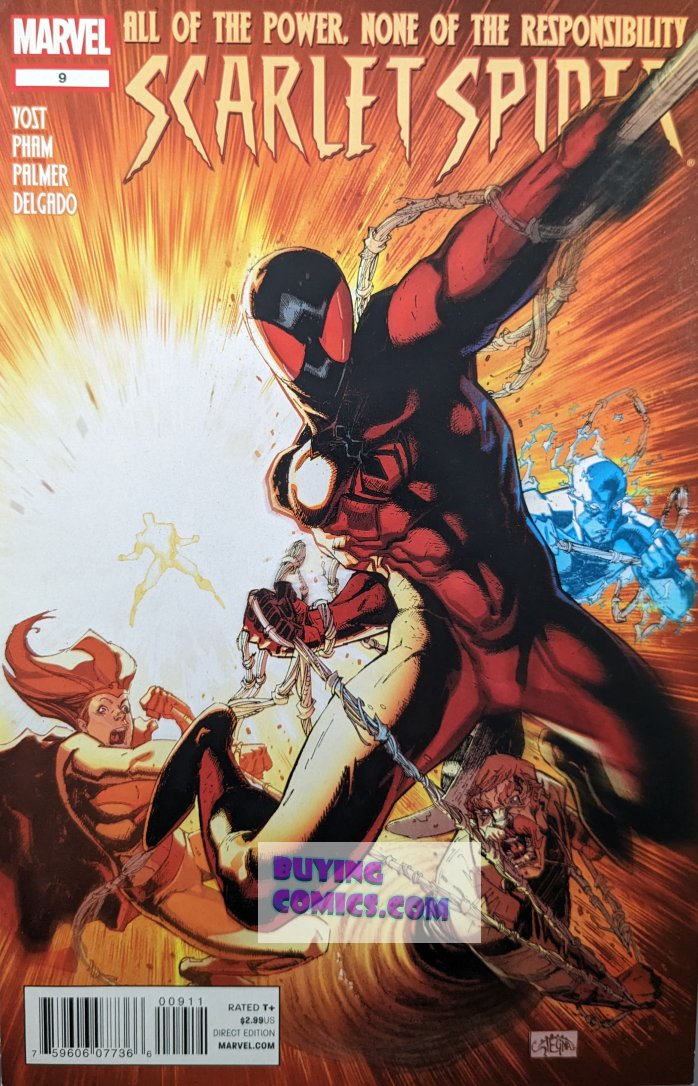 Scarlet Spider #9 Comic Book Cover Art