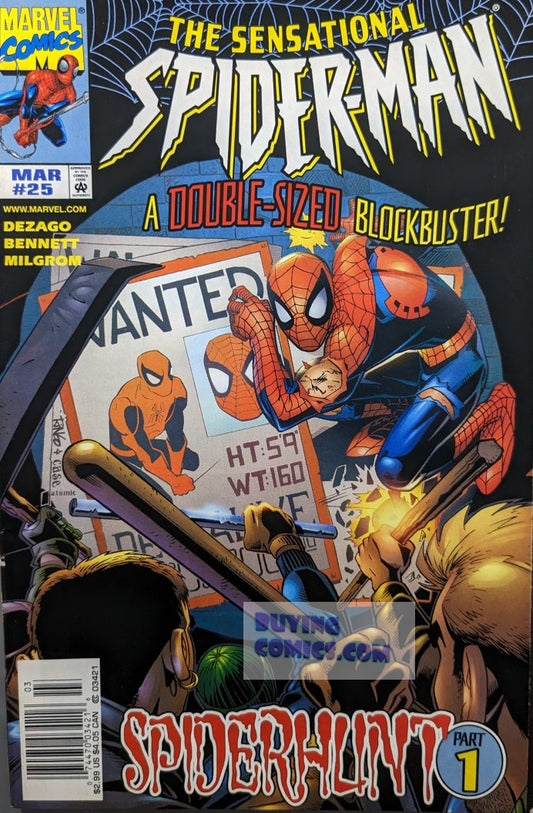 Sensational Spider-Man #25 Comic Book Cover Art