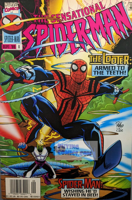 Sensational Spider-Man #8 Comic Book Cover Art