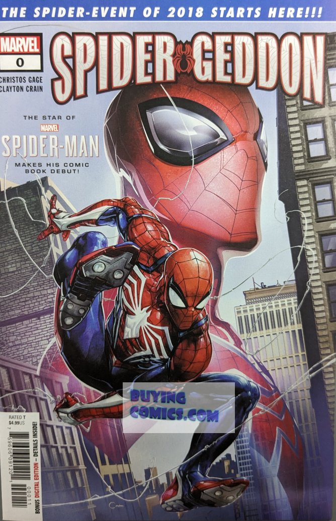 Spider-Geddon #0 Comic Book Cover Art