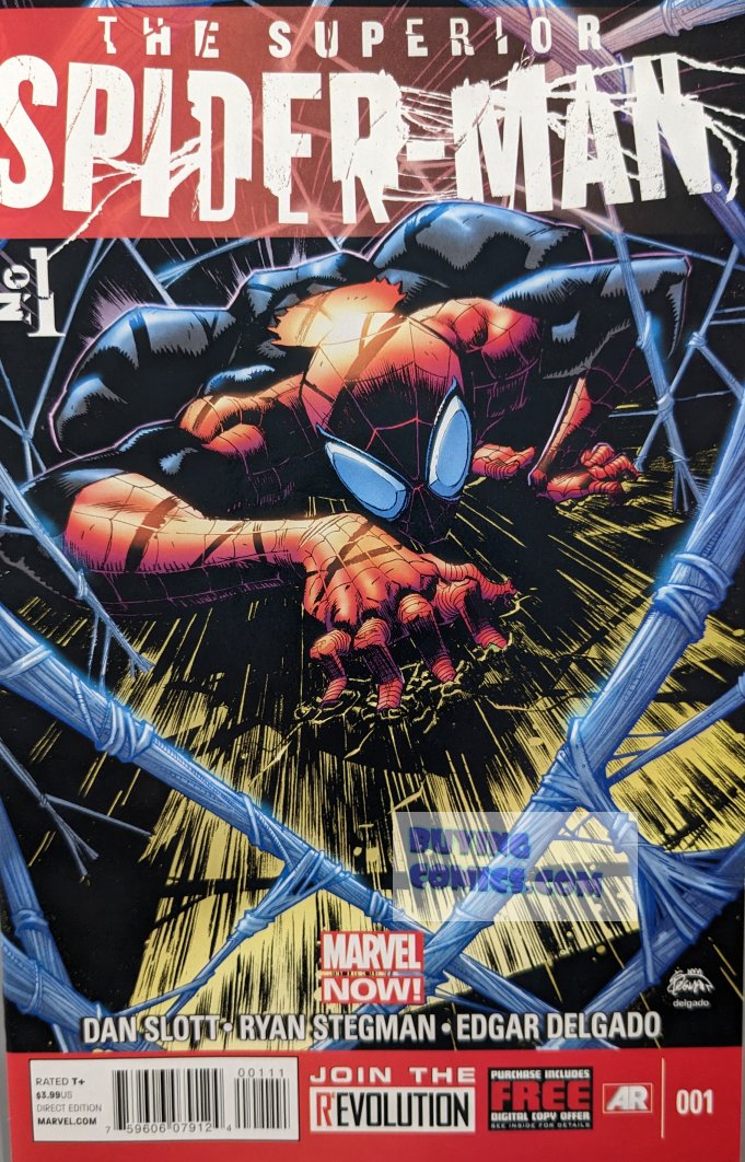 Superior Spider-Man #1 Comic Book Cover Art