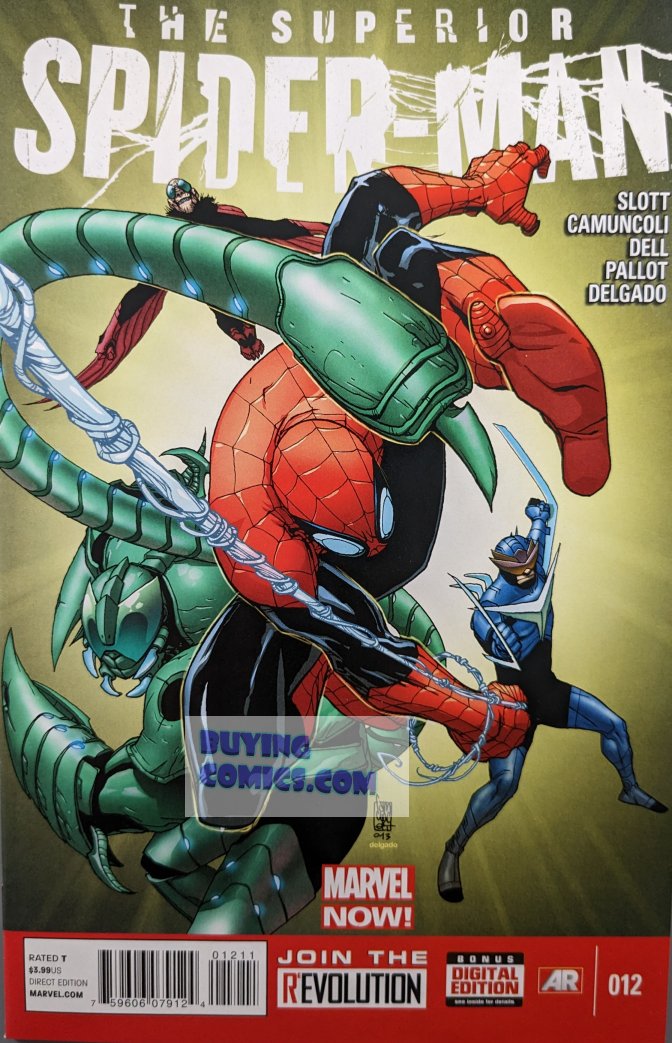 Superior Spider-Man #12 Comic Book Cover Art