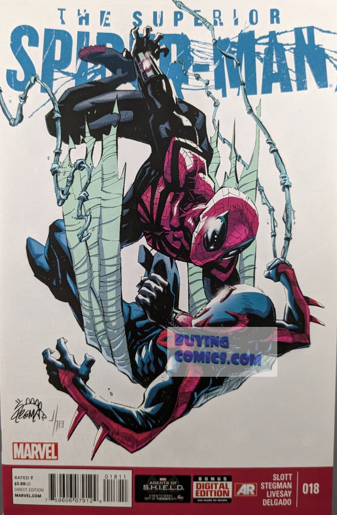 Superior Spider-Man #18 Comic Book Cover Art