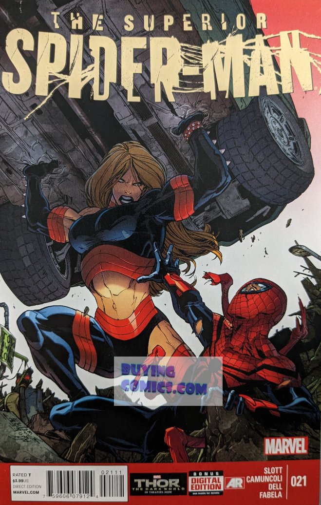 Superior Spider-Man #21 Comic Book Cover Art