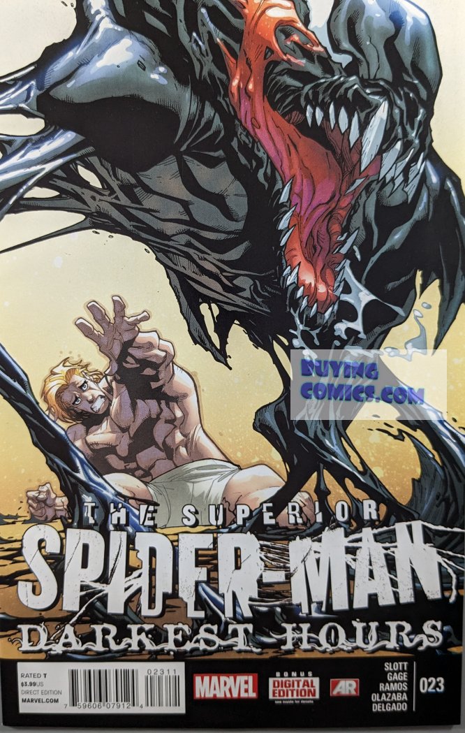 Superior Spider-Man #23 Comic Book Cover Art