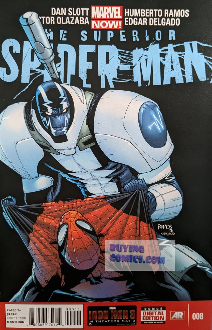 Superior Spider-Man #8 Comic Book Cover Art