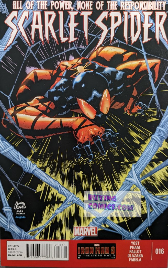 Scarlet Spider #16 Comic Book Cover Art