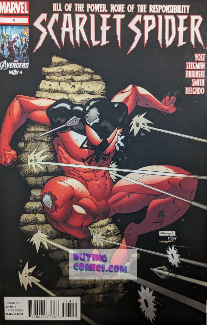 Scarlet Spider #4 Comic Book Cover Art