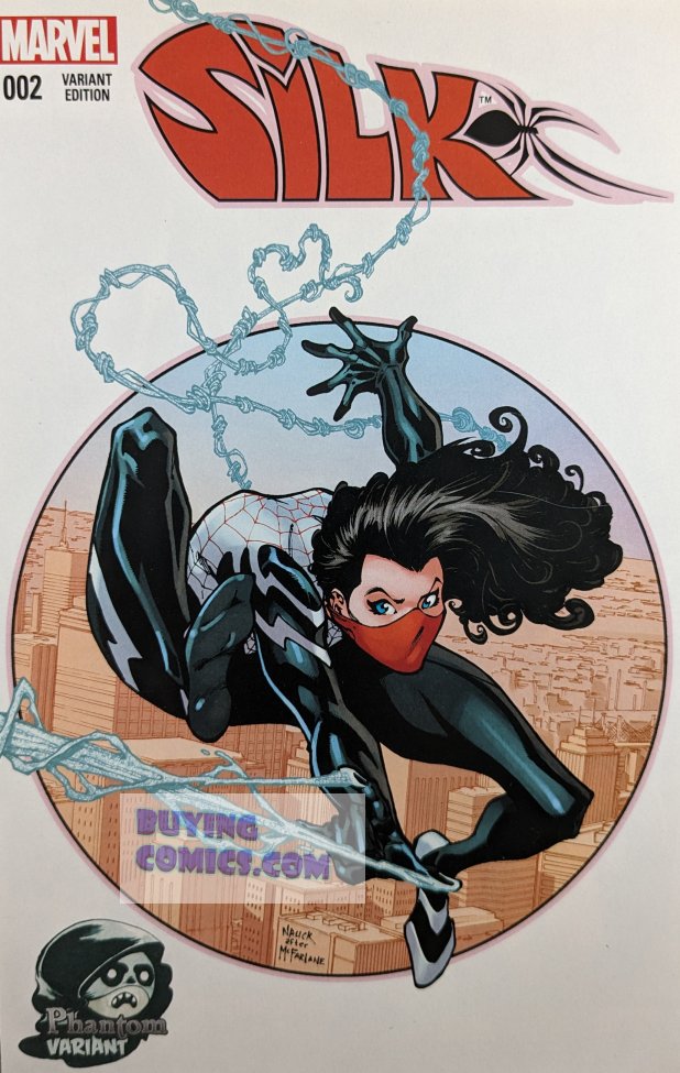 Silk #2 Phantom Variant Comic Book Cover Art by Todd Nauck