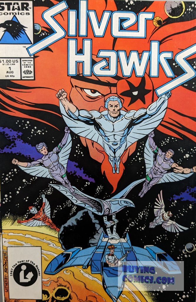 Silverhawks #1 Comic Book Cover Art