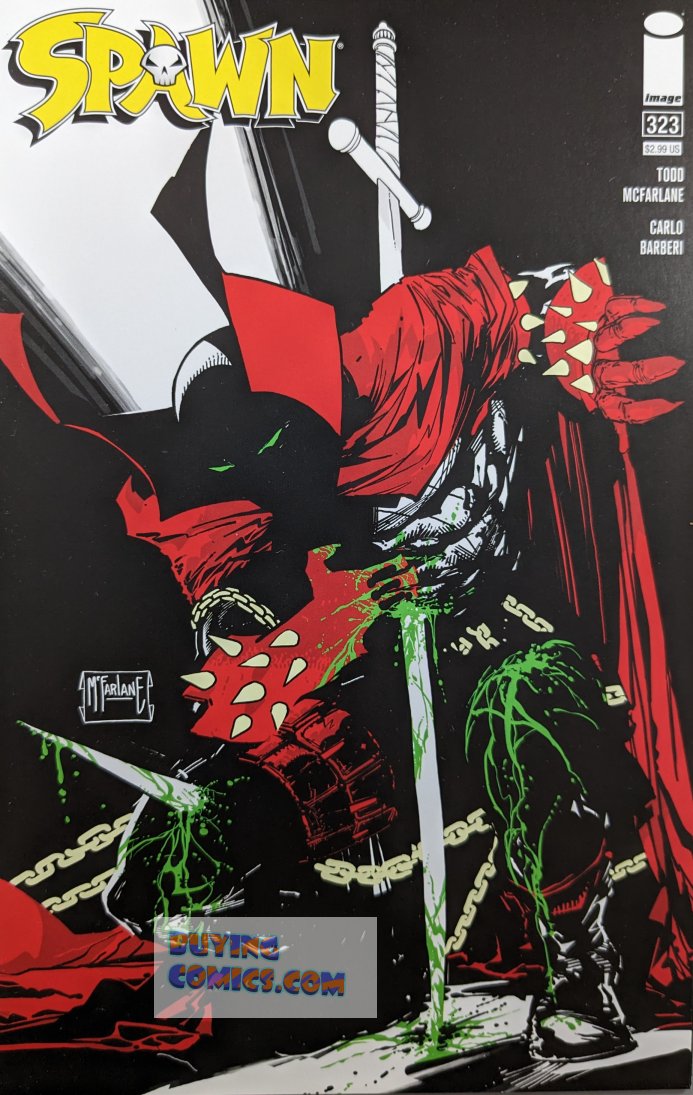 Spawn #323 Comic Book Cover Art by Todd McFarlane