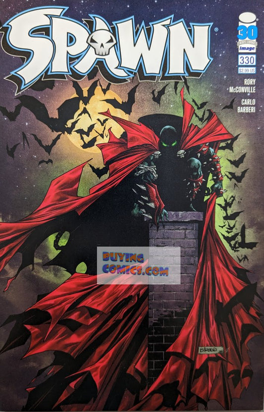 Spawn #330 Comic Book Cover Art by Carlo Barberi