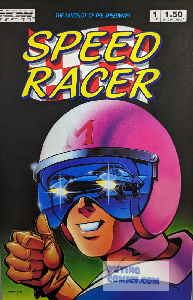 Speed Racer #1 Comic Book Cover Art by Ken Steacy