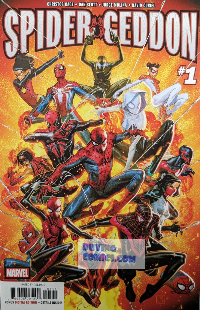 Spider-Geddon #1 Comic Book Cover Art