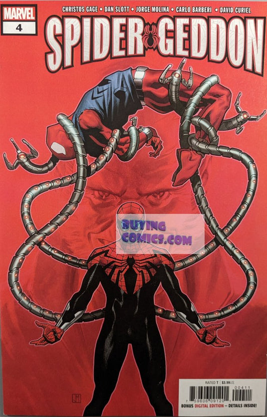 Spider-Geddon #4 Comic Book Cover Art