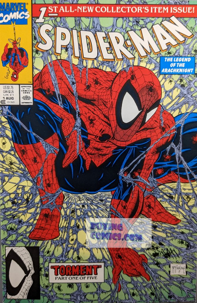 Spider-Man #1 Comic Book Cover Art