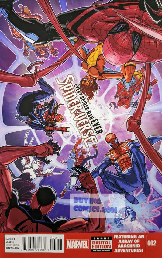 Spider-Verse #2 Comic Book Cover Art