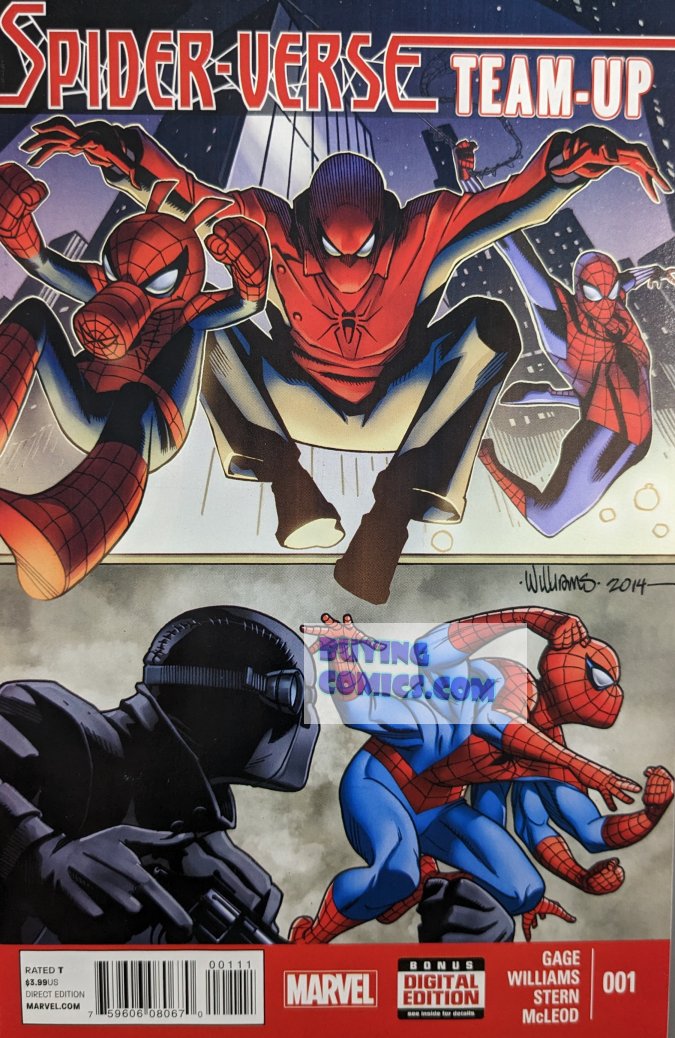 Spider-Verse Team-Up #1 Comic Book Cover Art