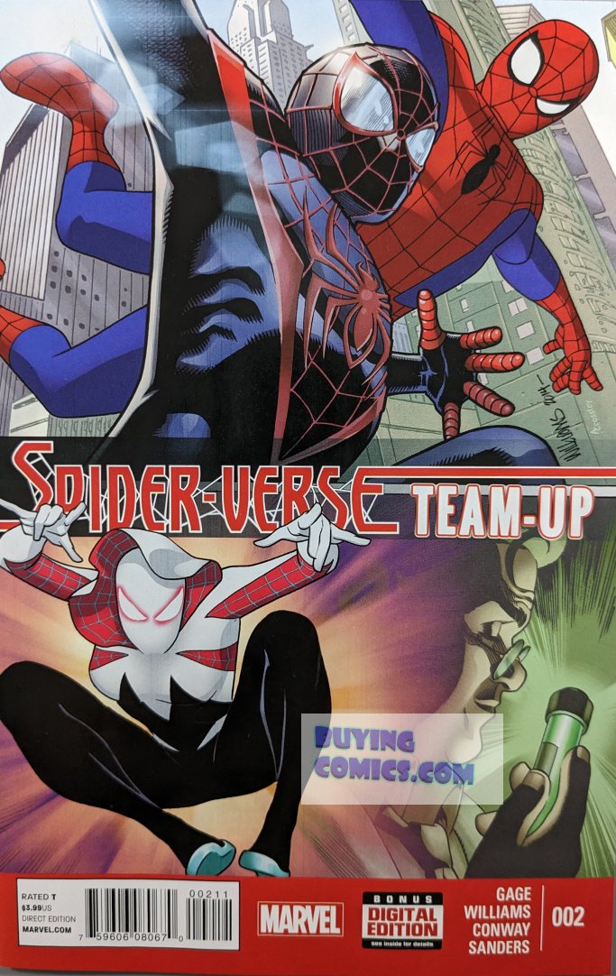 Spider-Verse Team-Up #2 Comic Book Cover Art