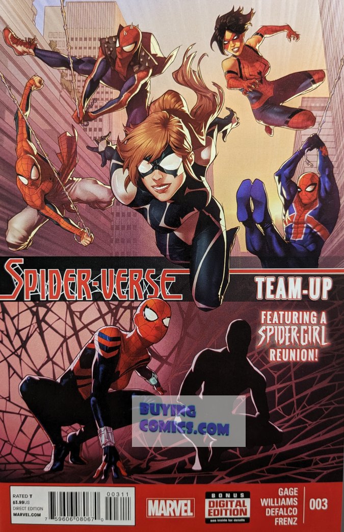 Spider-Verse Team-Up #3 Comic Book Cover Art