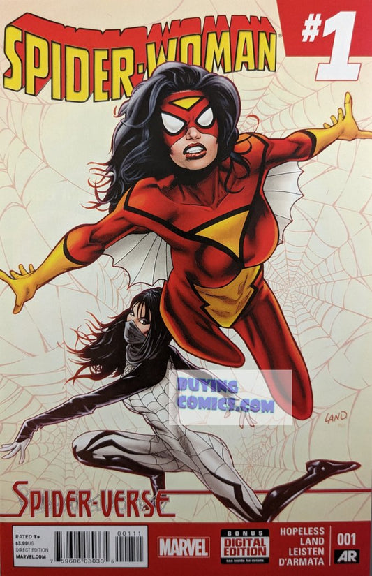 Spider-Woman #1 Comic Book Cover Art by Greg Land