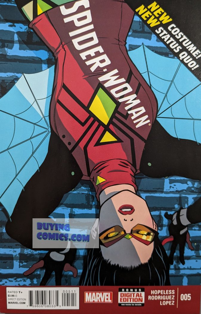 Spider-Woman #5 Comic Book Cover Art