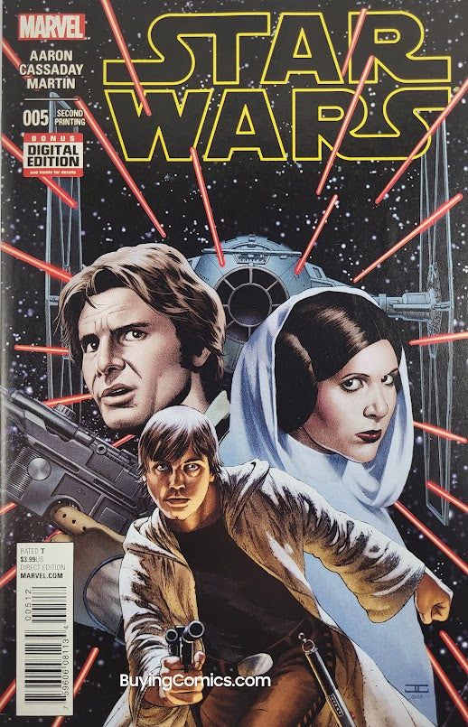 Star Wars #5 2nd Print Cover Art