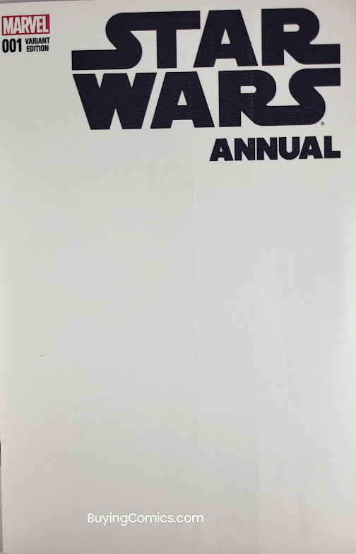 Star Wars Annual 1 Blank Sketch Cover