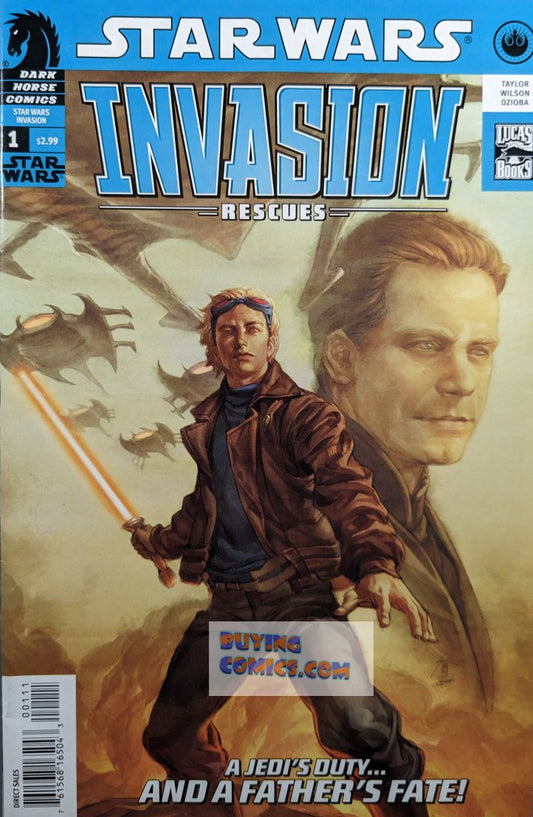 Star Wars Invasion - Rescues #1 Comic Book Cover Art