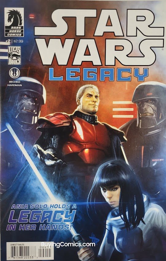 Star Wars Legacy #2 Cover Art