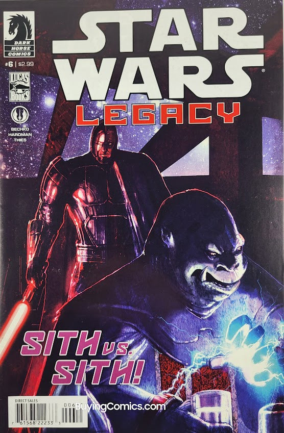 Star Wars Legacy #6 Cover Art