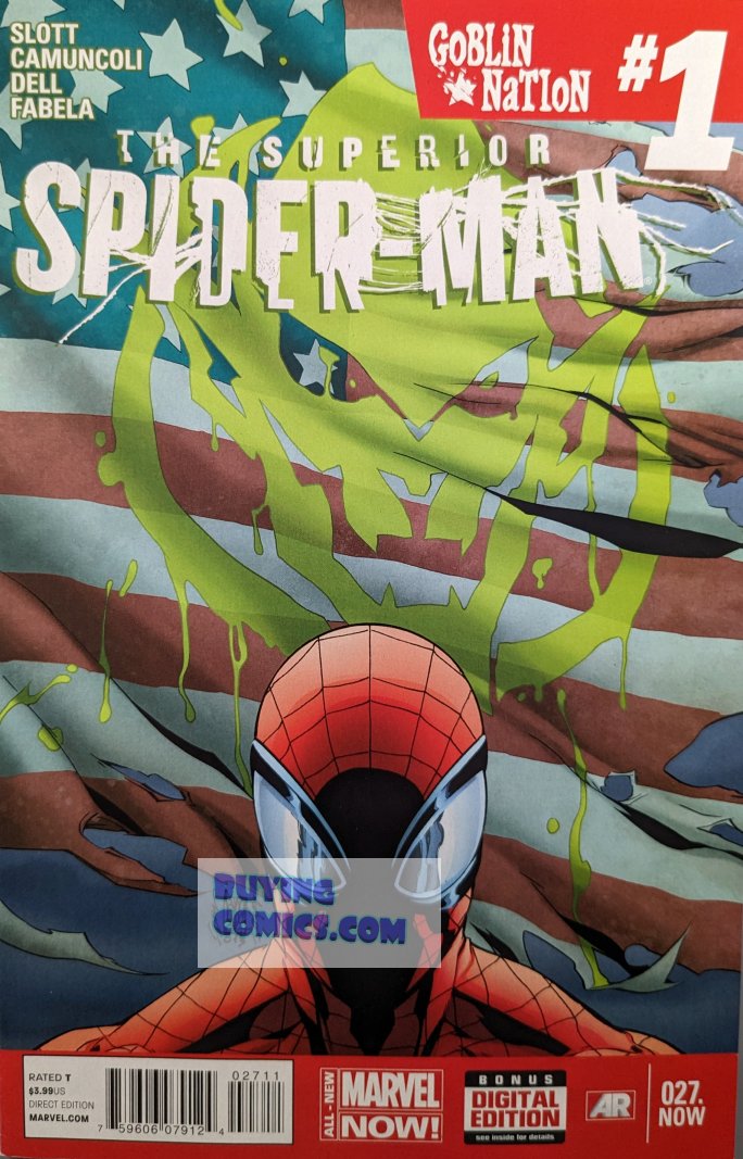 Superior Spider-Man #27 Comic Book Cover Art