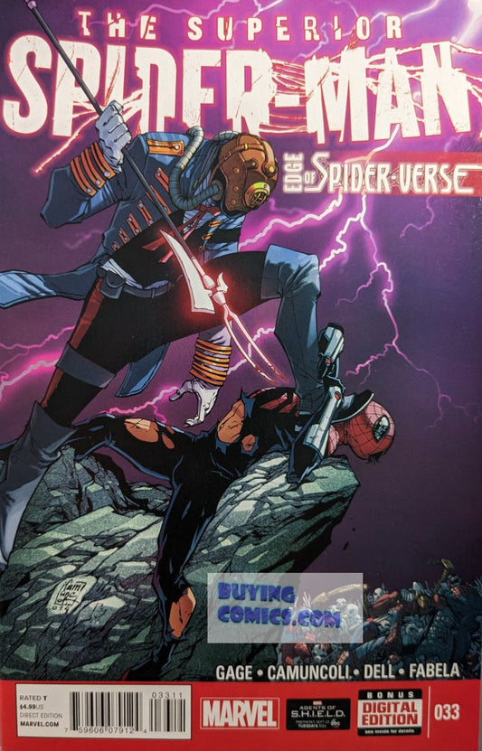 Superior Spider-Man #33 Comic Book Cover Art