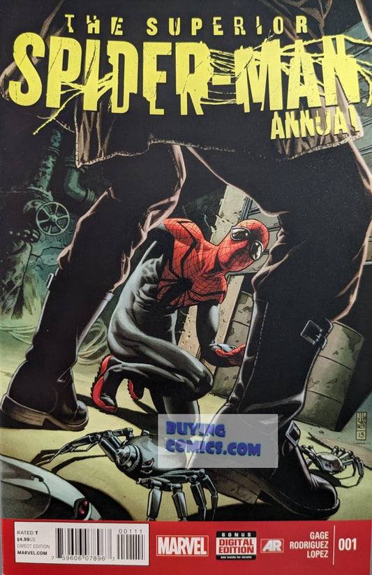 Superior Spider-Man Annual #1 Comic Book Cover Art