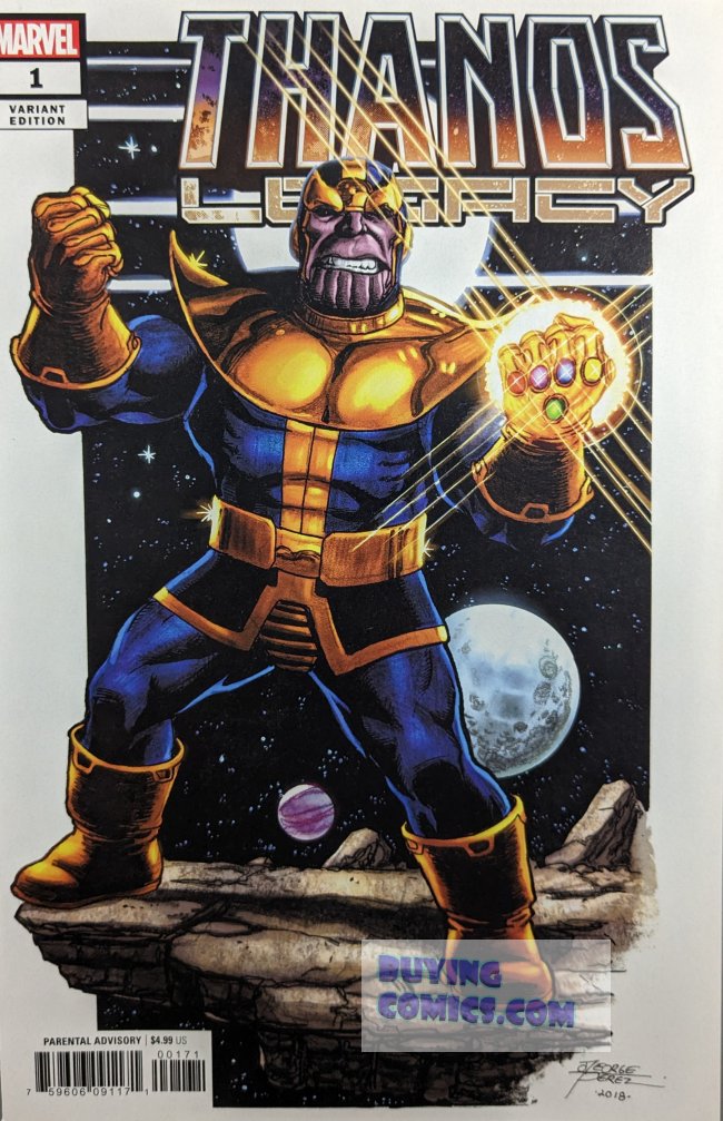 Thanos Legacy #1 Comic Book Cover Art