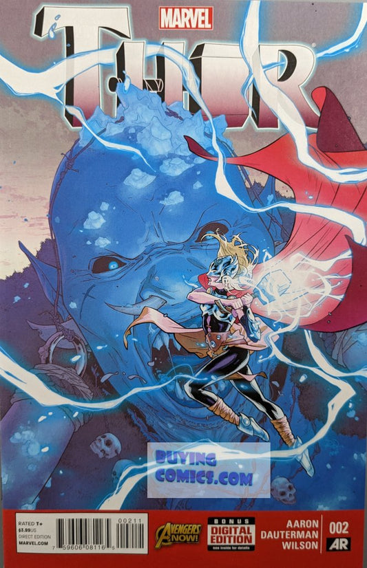 Thor #2 Comic Book Cover Art by Russell Dauterman