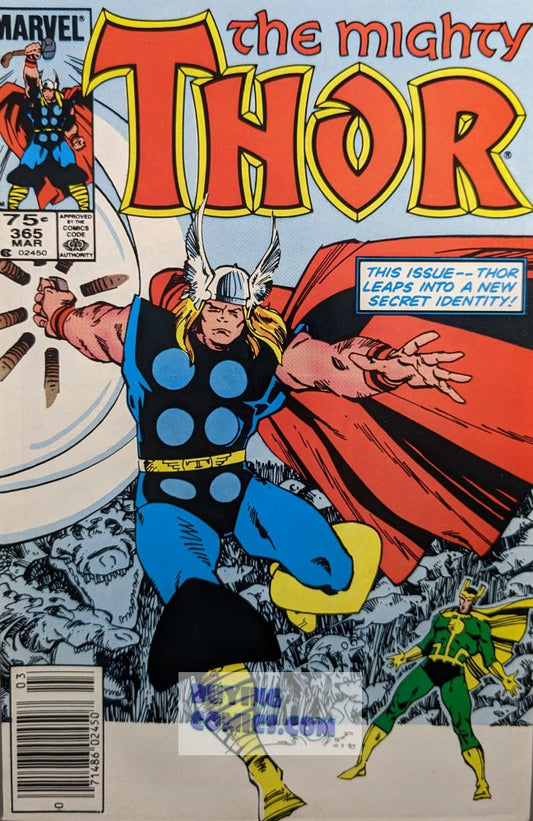 Thor #365 Comic Book Cover Art