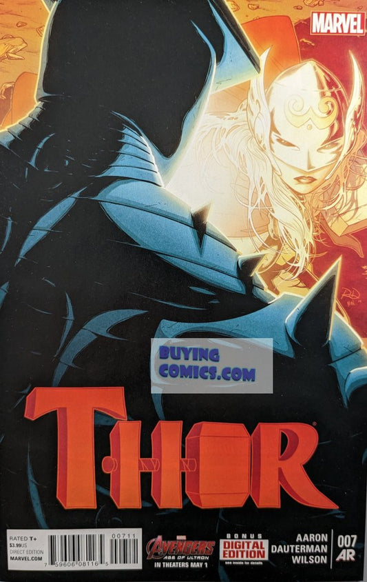 Thor #7 Comic Book Cover Art by Russell Dauterman