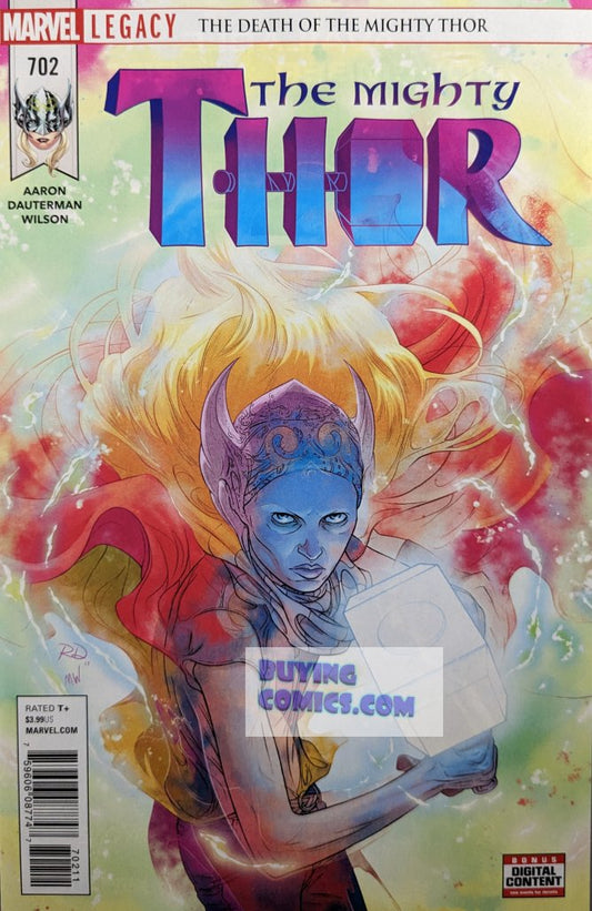 Thor #702 Comic Book Cover Art by Russell Dauterman