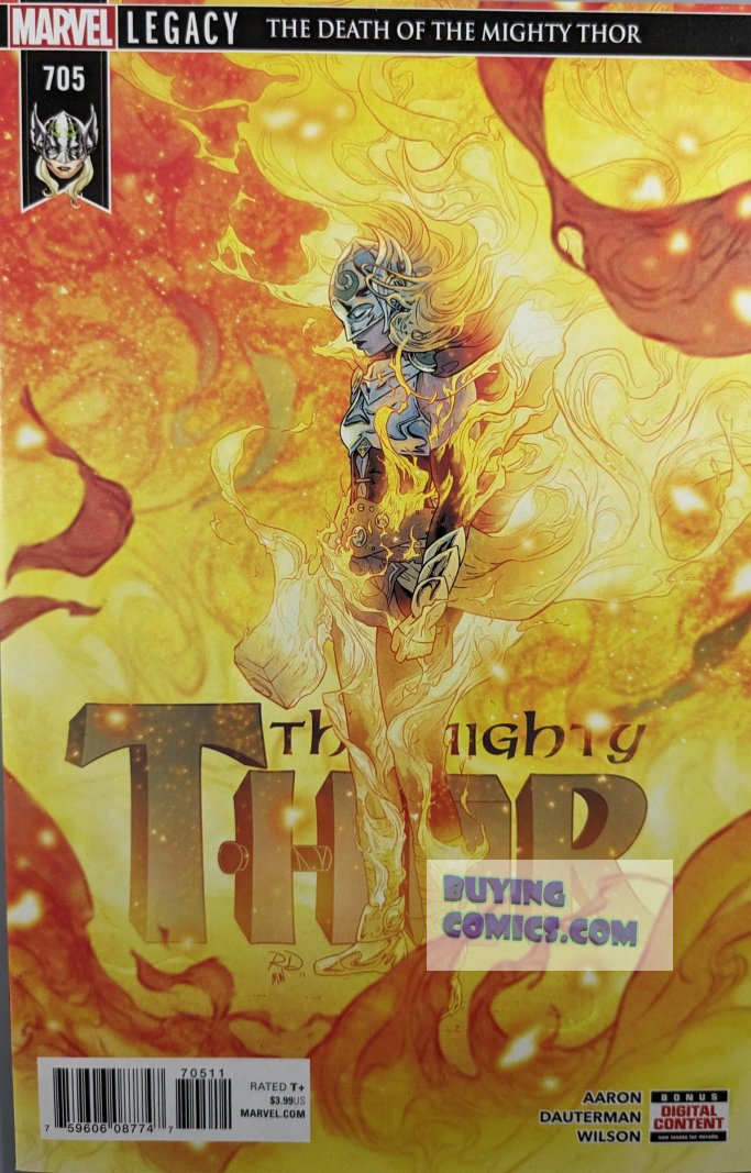 Thor #705 Comic Book Cover Art by Russell Dauterman