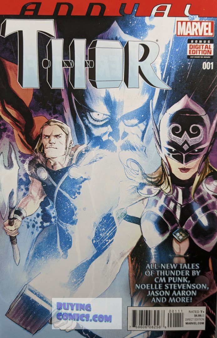 Thor Annual #1 Comic Book Cover Art