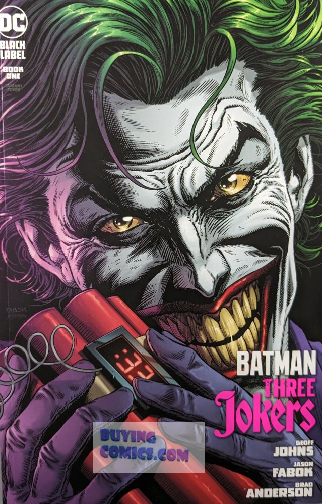 Batman Three Jokers #1 Comic Book Cover Art